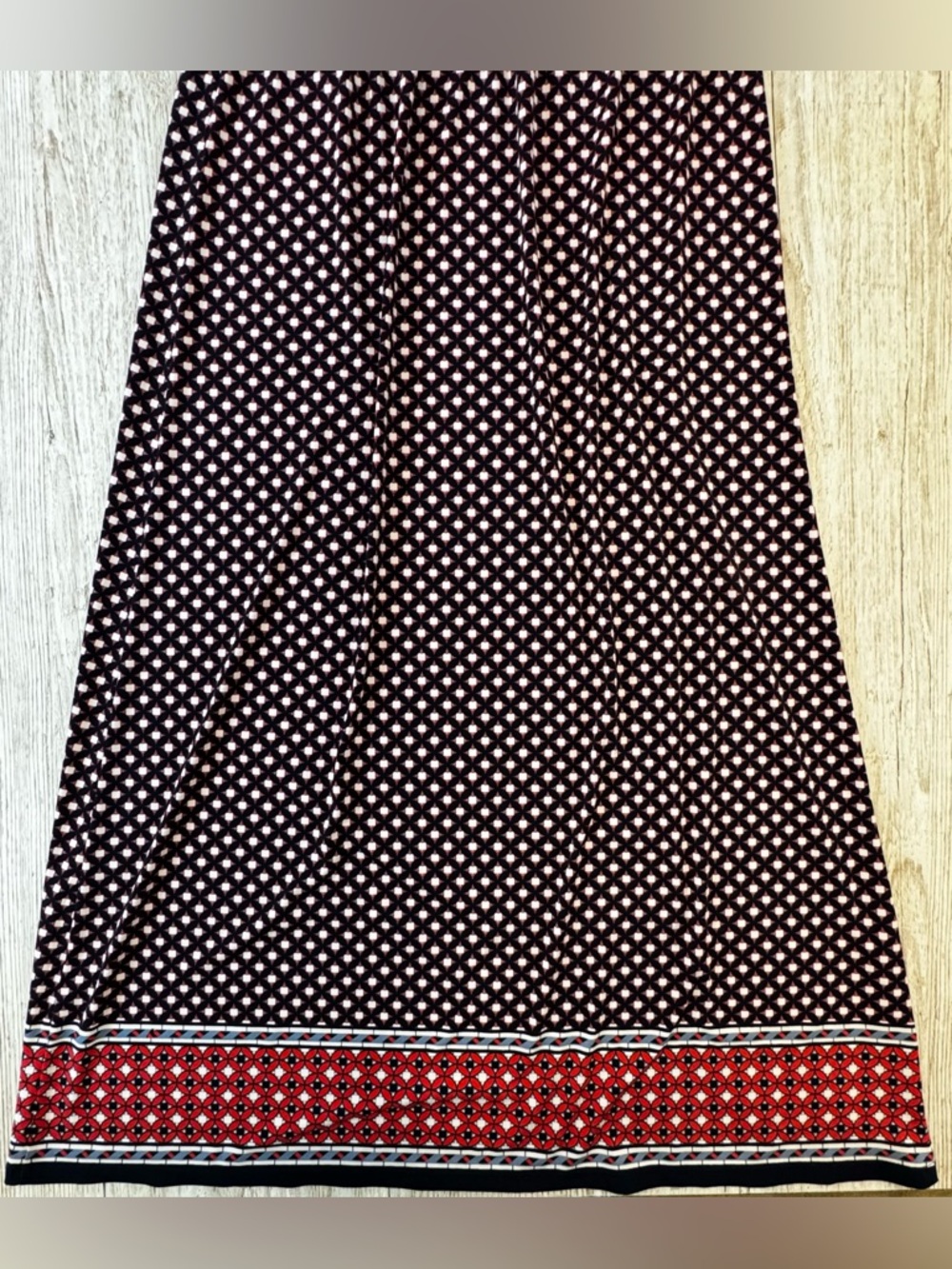 Max Studio Sleeveless Maxi Dress Geometric Patterned M - Picture 6 of 12